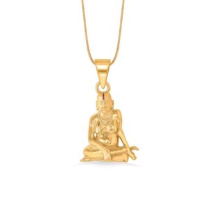 P.N.Gadgil Jewellers 22 Karat (916) BSI Hallmarked Yellow Gold Shree Swamisamartha ReligiousPendant For Women/Men GP56